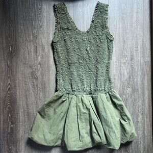 Sea New York Textured Bubble Skirt Dress